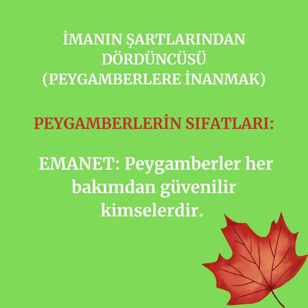Peygamberlere İnanmak (3)